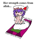 her power comes from Allah