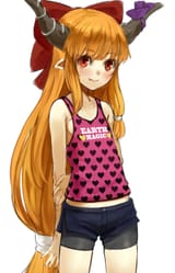__ibuki_suika_touhou_drawn_by_nishiuri__48ce174bb123073bc290da5a0bb66bdb