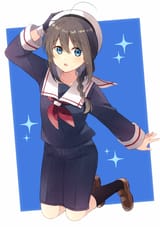 __shigure_kantai_collection_drawn_by_yukichi_eikichi__a52b5e7fcb73bd6d26e4f71331b88092