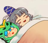 678 - eternity_larva hidden_star_in_four_seasons mononobe_no_futo sleeping ten_desires