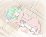 touhou kyouko sleeping on floor