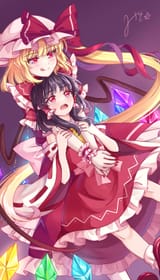 __hakurei_reimu_and_flandre_scarlet_touhou_drawn_by_mito_fate__sample-b329b72e4068072ce5214ba3839a07cf