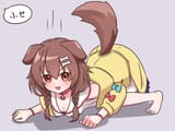 Korone tail wiggle 108090216_p0
