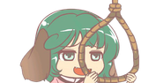 6033 - fangs kasodani_kyouko noose sad ten_desires