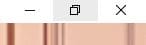 Maximize button