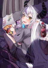 🥀「ラプ…こんな時間に何してんの？」-#laplus_artdesu-GvPuxZxXMAA1K7Q-宝生フェノル@お仕事募集中