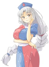 yagokoro_eirin (touhou) drawn by arnest - 0bc606ebe34dbbdbd397038ffd687a90