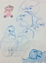 Eagle spirit doodles