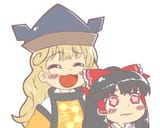 9248 - crying hakurei_reimu hidden_star_in_four_seasons lowres matara_okina ominous smug