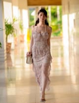 Kanna Seto 瀬戸環奈 Floral White Dress