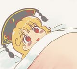 6593 - bed blanket ears junko legacy_of_lunatic_kingdom pillow wholesome