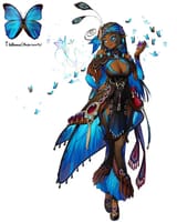 Butterfly Dark Elf Mage