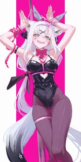 116610986_p0 ぴょんぴょん 白上フブキ,ホロライブ,ふともも,バニーガール,ケモミミ,ラビットホール,うさみみポーズ,バーチャルYouTuber10000users入り,PurePure