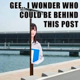 i wonder who