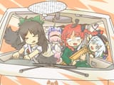 __komeiji_koishi_komeiji_satori_kaenbyou_rin_and_reiuji_utsuho_touhou_drawn_by_yankopi__1ee45b4e3c3a2b019a5de04997954213