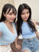 Momona Koibuchi 恋渕ももな Rei Kamiki 神木麗 sky blue