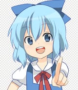 png-transparent-cirno-4chan-yōsei-aqua-konosuba-blue-child-face