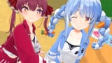 【＃ぺこマリ体操】ホロメン来てくれ…！みんなと一緒に朝の体操！2日目【ホロライブ_兎田ぺこら_宝鐘マリン】 zQMDuhmHYGU [00_14_00]