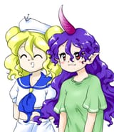 __kitashirakawa_chiyuri_and_tenkajin_chiyari_touhou_and_1_more_drawn_by_nonamejd__63e77be69307ef2fa296a816fb86b745