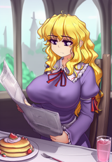 1girl_ {{{maribel_hearn }}},  {breasts}, {{blonde hair, purple eyes}}, {{long ha s-934270137