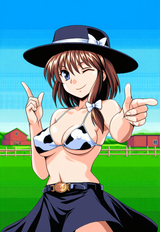 1girl_ {{{usami_renko }}},  {breasts}, {{brown hair, blue eyes}}, {{short hair}} s-135228994