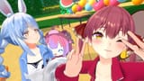 【＃ぺこマリ体操】ホロメン来るかな？ぺこマリ今のところ無遅刻1週間！8日目【ホロライブ_兎田ぺこら_宝鐘マリン】 KyXjAJunq3w [00_05_59](2)