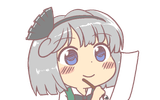 13393 - konpaku_youmu paint_brush painting perfect_cherry_blossom wholesome writing