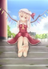 flan releases her feet in public