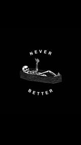 HD-wallpaper-never-better-alone-black-forever-one-plus-quotes-saying-skulls