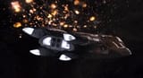 Galactica firing flak