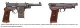 Mauser_Model_1906-08_(L),_Mauser_Model_1910_(R)