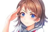 love-live-watanabe-you-salute-blue-eyes-wallpaper-preview