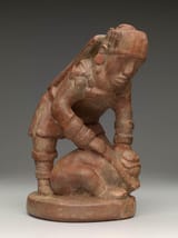 Spiro conquering warrior pipe 1100-1200 AD