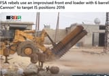 Screenshot 2025-06-12 at 22-17-10 FSA rebels use an improvised front end loader with 6 barreled Hell Cannon to target IS positions 2016 r_ForgottenWeapons