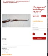 Consignment Mosin Nagant 7.62x54R
