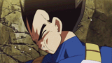vegeta beating