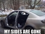 sides are gone