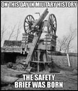 The safety brief was born