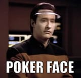 data poker face