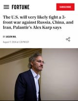 Israel china Russia wwiii jew palantir