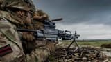 1 Armoured Infantry Brigade with aLight Machine Gun LMG 2016 CREDIT MOD Crown copyright