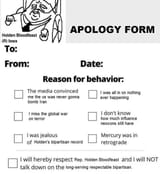 bloodfeast apology form