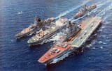 Soviet Kiev carrier strike group and AOR