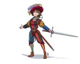 confident landsknecht girl