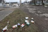 garbage on ground