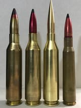 14.5×114 with B-32 bullet (988gr); 12.7x114HL with BS bullet (850gr); 12.7x114HL with a Barnes solid bullet (750gr); 12.7×108 with BS bullet (850gr).