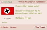 Nazis couldn&#039;t even make it past their first war