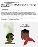 this nigga smell like curry
