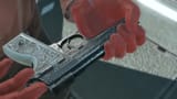BHP with pearl grips and engravings