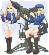 __oshida_and_marie_girls_und_panzer_drawn_by_mikeran_mikelan__1ed4148f79037ea1894eaeb48b5daf77